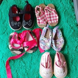Infant girl size 2 shoes bundle